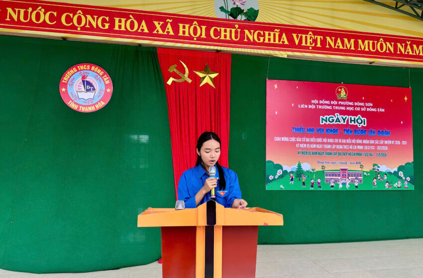  Liên đội THCS Đông Tân tổ chức ngày hội tuổi trẻ  26/3/2026